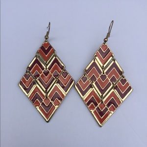 Geometric Pattern Earrings